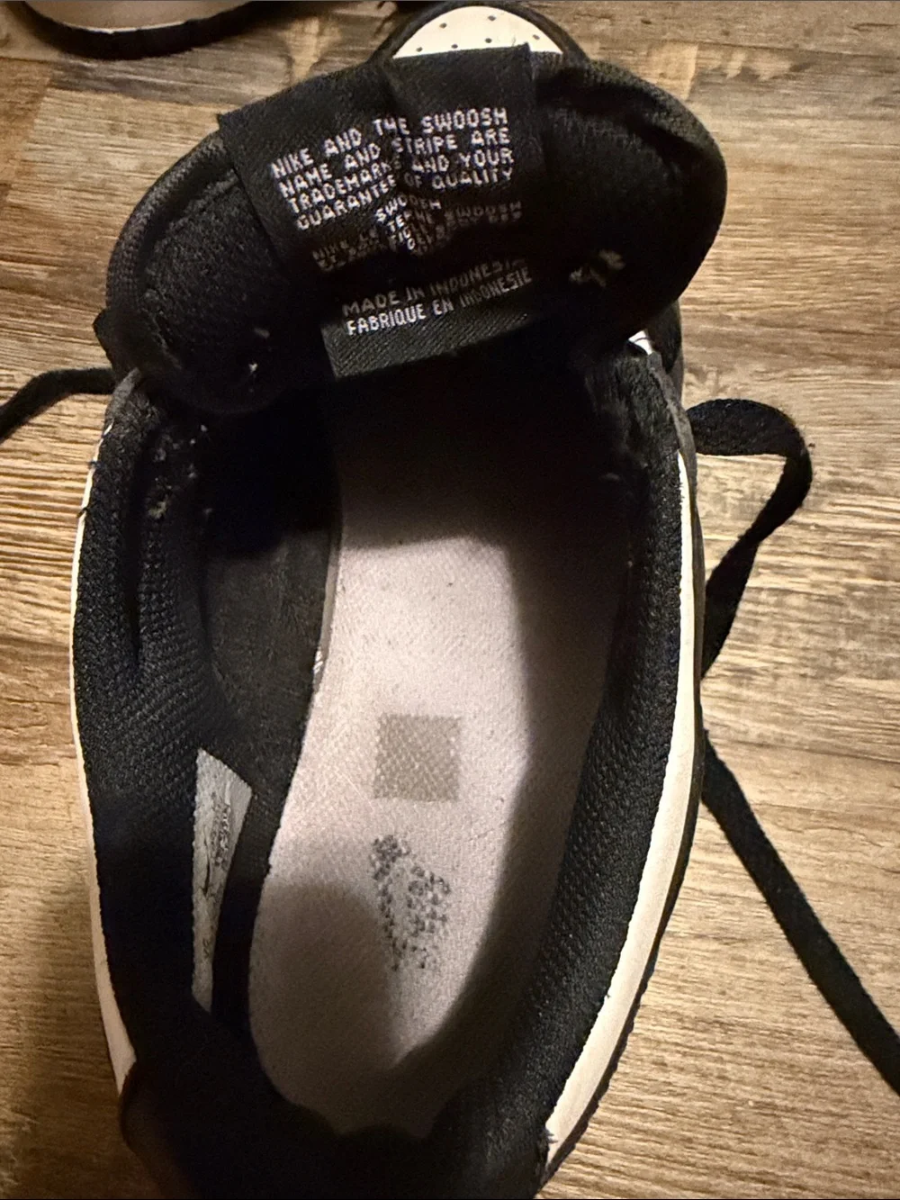 Nike Dunk Low Panda Kids Black and White Low-Top Skate Sneakers